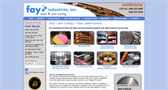 Desktop Screenshot of fayindustries.com